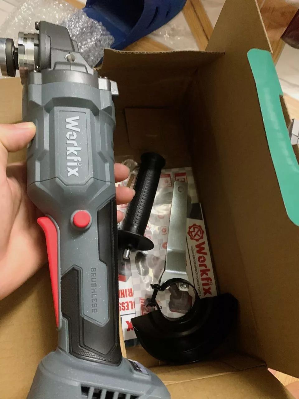 Máy mài Workfix WF-AG100BV - Chống lật cổ tay — ảnh đánh giá khách hàng 1