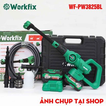 Máy rửa xe cao áp Workfix WF-PW3825BL, áp suất cực đại 60bar, 6 chế độ tia