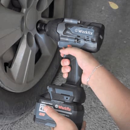 Máy Siết Bulong Dùng Pin WORKFIX WF-IW780NV, Lực Siết 780N.m, Đầu 2 trong 1, Vừa siết vừa khoan — KHÔNG CHỔI THAN – 100% LÕI ĐỒNG