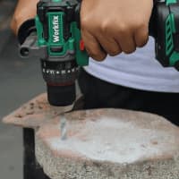 Máy Khoan Pin WORKFIX WF-ID13100AK Lực 100N Chuyên Rút Lõi, Khoan Tường, Bắn Vít, Không Chổi Than — KHOAN TƯỜNG