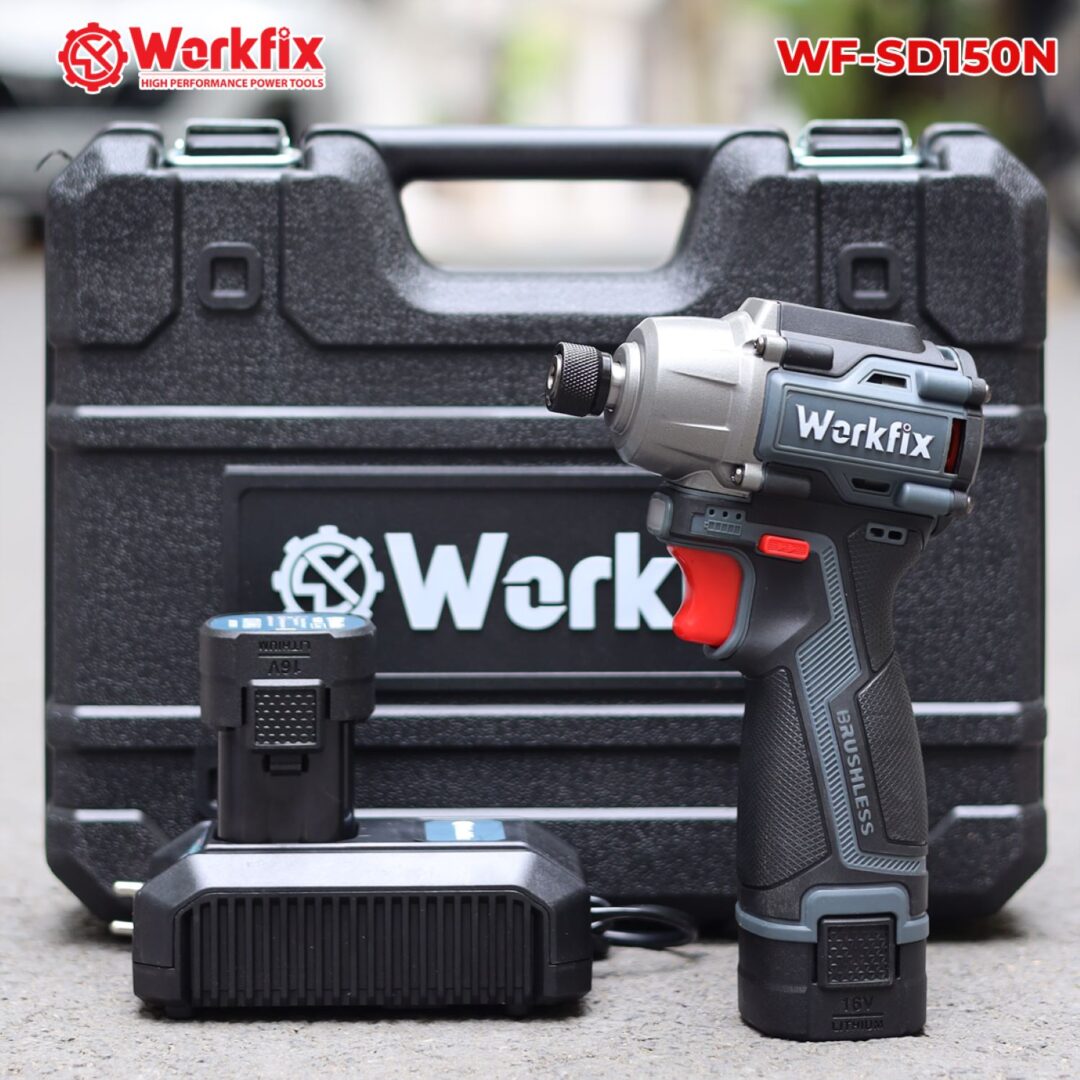 Máy bắt vít pin Workfix WF-SD150N (150N.m) - Đầu gài lục giác 6.35mm - image 1