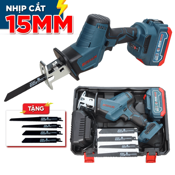 Máy Cưa Kiếm Cầm Tay Boshun BS-CK20BL - Động Cơ Brushless Cắt Gỗ Sắt Nhựa